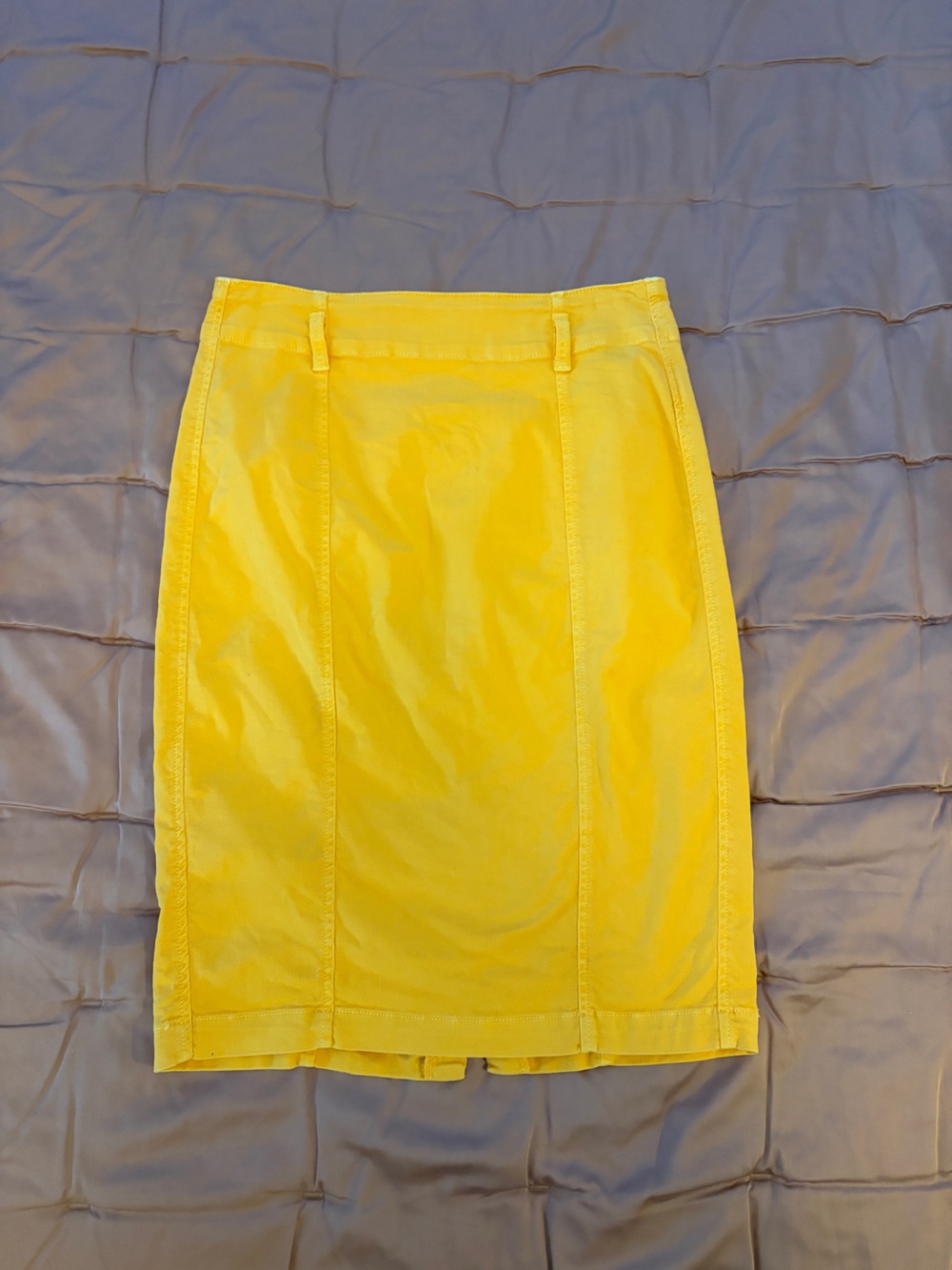 Vintage Yellow Women’s Pencil Skirt - Bright Summer Style